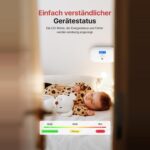 X-Sense XC0C-SR Kohlenmonoxid-Melder in Weiss mit digitalem Display und Testtaste