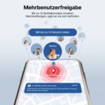 Drei X-Sense SWS0B WLAN-Wassermelder in Weiss, flach am Boden neben einer Waschmaschine