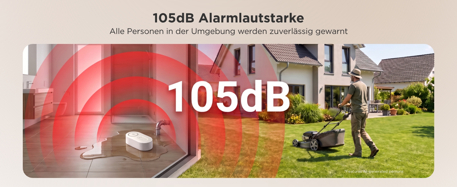 GoveeLife Wassermelder-Set mit Gateway und drei Wassersensoren – Detail 7