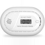 RUNIDUR CO11 Kohlenmonoxidmelder in Weiss mit LCD-Anzeige und Testtaste