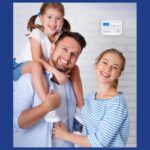 NEMAXX CM18 Kohlenmonoxid-Melder mit LCD-Display an der Wand