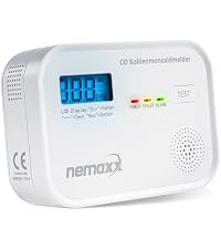 NEMAXX CM18 Kohlenmonoxid-Melder mit LCD-Display an der Wand – Detail 7