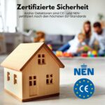 Zwei Aroha Safety Pro CS11 Kombimelder für Rauch und Kohlenmonoxid in Weiss