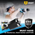 GRAFF Diamant-Bohrkrone 68 mm mit Zentrierbohrer und SDS-Plus-Adapter