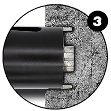 GRAFF Diamant-Bohrkrone 68 mm mit Zentrierbohrer und SDS-Plus-Adapter – Detail 7