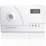 Brandson Kohlenmonoxid-Melder in Weiss mit LCD-Anzeige der CO-Konzentration