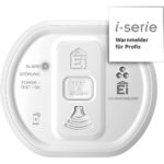 Ei Electronics Ei208D Kohlenmonoxidmelder mit Display, Testknopf und Montageplatte