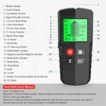 EXTSUD HLW-QB5 Wandscanner mit LCD-Anzeige für Holz, Metall und Leitungen