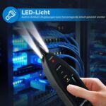 NOYAFA NF-8209 Netzwerkkabel-Tester mit LCD-Anzeige, Fernadapter und Empfänger für die Leitungssuche