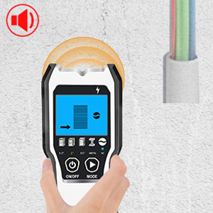 FOLAI 550B Wandscanner in Blau mit LCD-Anzeige und fünf Scanmodi – Detail 7