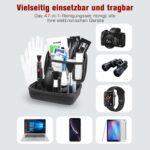 Zacro Reinigungsset für Kameras mit Blasebalg, Linsenstift, Pinseln, Tüchern und Box