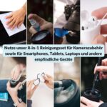Lens-Aid 8-in-1 Kamera-Reinigungsset mit Blasebalg, Lens-Pen, Tüchern und runder Aufbewahrungsbox