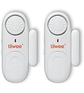 tiiwee A1 Funk-Alarmanlage in Weiss mit Sirene, zwei Tür-Fenster-Sensoren und Fernbedienung – Detail 8