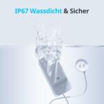 SwitchBot Wassermelder in Weiss mit einem Meter langem Sensorkabel und Sonde