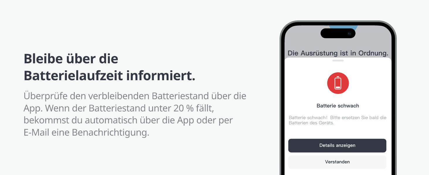 SwitchBot WLAN Wassermelder W4402000 mit Sensorkontakten auf der Oberseite – Detail 8