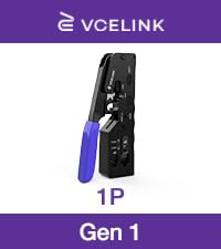 VCELINK Crimpzange für RJ45 mit Cat-7-Steckern, Knickschutztüllen und Einfädelhilfen – Detail 8