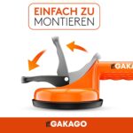 Darstellung, wie der Hebel zum Ansaugen umgelegt wird