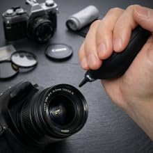 UES DKL16 Reinigungsset für APS-C-Kameras mit Sensor-Swabs, Blasebalg und Hartschalen-Etui – Detail 8