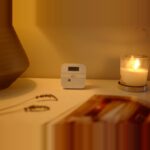 WOLF SHIELD Mini CO-Melder mit LCD-Anzeige und Standhalterung