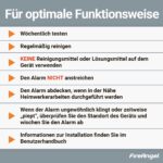 FireAngel FA3313 Kohlenmonoxidmelder in Weiss mit Display, freistehend und wandmontierbar