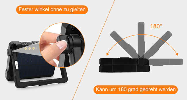 MEIKEE FLC060 Akku-Arbeitsleuchte mit klappbarem Bügel und Magnethalterung – Detail 8