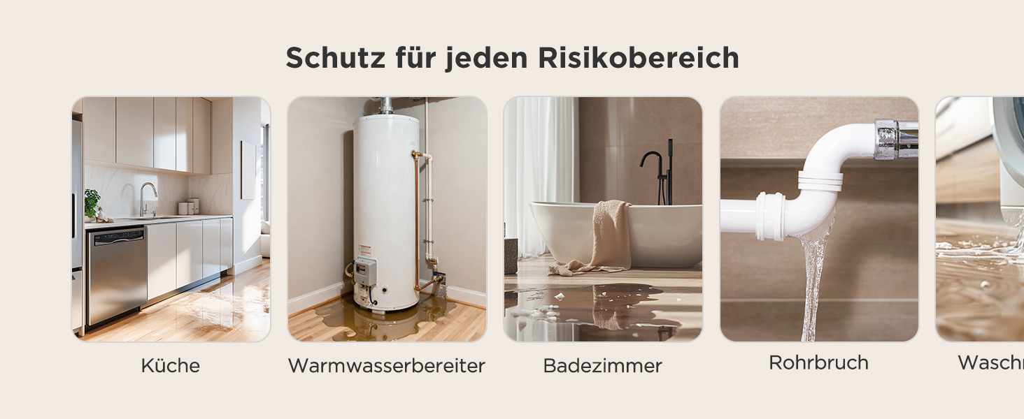 GoveeLife Wassermelder-Set mit Gateway und drei Wassersensoren – Detail 8