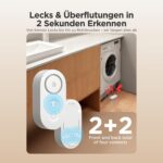 GoveeLife Wassermelder-Set mit Gateway und fünf weissen Funk-Wassersensoren
