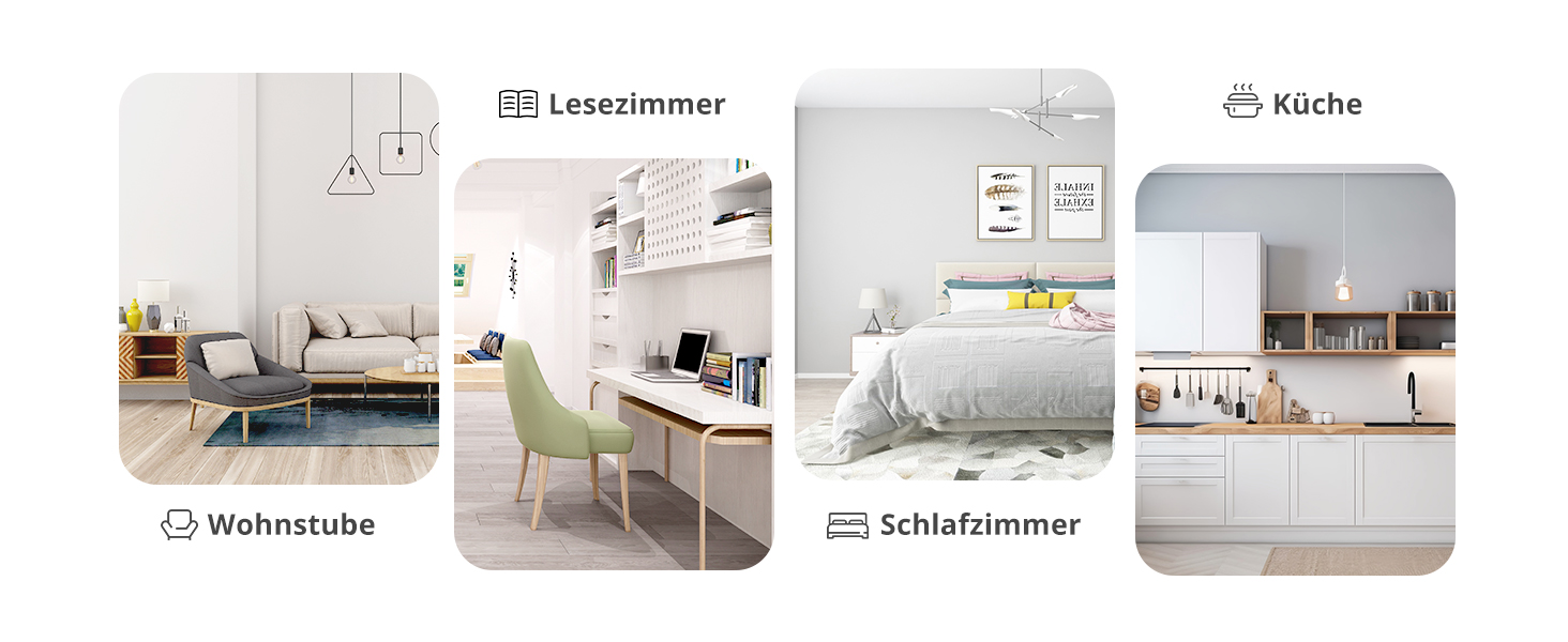 Wisualarm C06 Kohlenmonoxid-Melder mit blau hinterleuchtetem LCD, Temperatur- und Feuchteanzeige – Detail 8