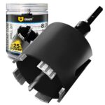 GRAFF Diamant-Bohrkrone 68 mm mit Zentrierbohrer und SDS-Plus-Adapter