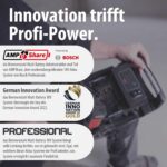 Brennenstuhl Akku-Baustrahler mit 4500 Lumen und eingesetztem 18-Volt-Akku