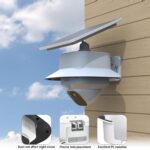 Regenschutzhaube aus ABS über einer eufy SoloCam E30 an der Hauswand