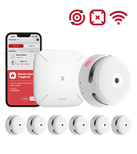 X-Sense SWS55 Wassermelder-Set mit vier Sensoren und Basisstation SBS50 – Detail 8