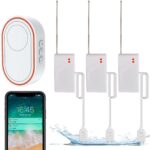 Tuehakny WLAN-Wassermelder mit Sirene und Wassersonde am Kabel