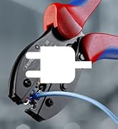 KNIPEX Crimpzange 97 51 10 für Westernstecker mit schwarzen Mehrkomponenten-Griffen – Detail 8