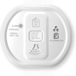 Ei Electronics Ei208D Kohlenmonoxidmelder mit Display, Testknopf und Montageplatte