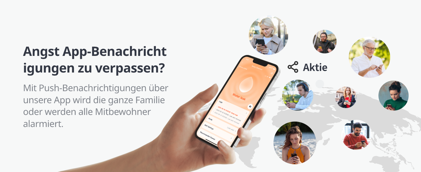 SwitchBot Wassermelder in Weiss mit einem Meter langem Sensorkabel und Sonde – Detail 8
