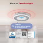 X-Sense XP0A-SR kombinierter Rauch- und Kohlenmonoxidmelder mit LCD-Anzeige