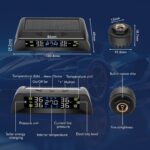 KAOLALI T16 Reifendruck-Kontrollsystem mit Monitor und vier Ventilsensoren