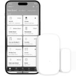 Aqara Tür- und Fenstersensor im 3er-Set, weisse Zigbee-Kontakte mit Magnetteil