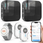 Daytech TY01 Notrufknopf mit WLAN-Empfänger für den Hausnotruf
