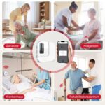 CallToU TY01WH Notrufknopf in Weiss mit Armband und steckbarem Empfänger