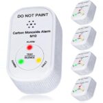 NEMAXX CM18 Kohlenmonoxid-Melder mit LCD-Display an der Wand