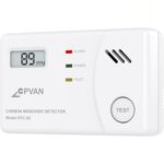 CPVAN COS-X3 plus Kohlenmonoxidmelder mit Anzeige von CO-Wert, Temperatur und Luftfeuchte