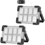 OHAYORI 8-CUP LED Baustrahler mit klappbarem Griff, Magnetsockel und USB-Anschluss