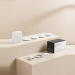 X-Sense Wassermelder-Set SWS0A41 mit vier Funksensoren und SBS50 Basisstation