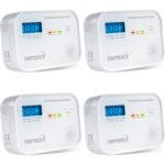 NEMAXX CM18 Kohlenmonoxid-Melder mit LCD-Display an der Wand