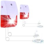 Tuehakny WLAN-Wassermelder mit Sirene und Wassersonde am Kabel