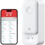 SwitchBot Wassermelder in Weiss mit einem Meter langem Sensorkabel und Sonde