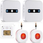 DAYTECH CC02 Notrufknopf mit Funkempfänger und Trageband