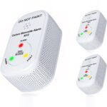 NEMAXX CM18 Kohlenmonoxid-Melder mit LCD-Display an der Wand